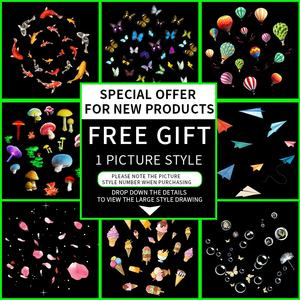 مصباح نجمي فقاعي يوفان مع قاعدة سوداء للاستخدام الداخلي والخارجي، جهاز عرض ديناميكي بتأثيرات خاصة للشعار على الجدران والحدائق والمنازل - Product Image 5