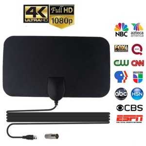 Nueva <span class=keywords><strong>Antena</strong></span> de TV para Interiores, Mini <span class=keywords><strong>Antena</strong></span> <span class=keywords><strong>HDTV</strong></span> DVB-T2 ATSC, <span class=keywords><strong>Antena</strong></span> de Onda Terrestre, Delgada y Ligera, Digital de Alta Definición 1080P <span class=keywords><strong>4K</strong></span> - Product Image 1