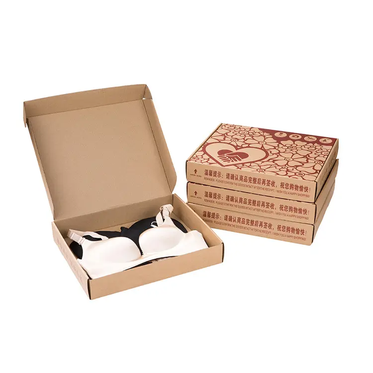 La scatola d'imballaggio del regalo del cartone ondulato marrone di caja personalizzateadas di vendita calda accetta le scatole d'imballaggio della scatola di carta d'imballaggio di logo su ordinazione