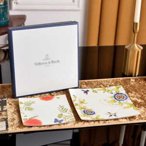ชุดอาหารเยอรมัน <span class=keywords><strong>Villeroy</strong></span> & <span class=keywords><strong>Boch</strong></span> Amazonia Bone China นำเข้าสำหรับใช้ในบ้าน ชาม จาน จานสี่เหลี่ยม ชามข้าว - Product Image 5