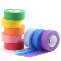Ruban adhésif washi de couleur personnalisée, ruban de peintre en papier amovible, vente en gros OEM pour la peinture, l'artisanat, l'emballage et la décoration