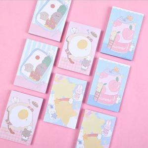 100 Sheets Cute Cartoon Girl <b>Sticky</b> <b>Notes</b> Beautiful Adorable Stationery Back-to-School Season Memos Paper Material - Product Image 6