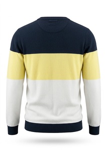 Suéter de Punto para Hombre, Antiarrugas, 100% Algodón, Cuello Redondo, Manga Larga, Informal para Invierno, con Logotipo Frontal - Product Image 3