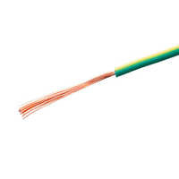 Câble d'alimentation électrique en cuivre Sheng an à un seul conducteur 1*1MM2, isolation en PVC, câble flexible RV, utilisation en hauteur, vert-jaune 750V