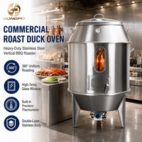 Four à canard rôti au charbon de bois en acier inoxydable 80, rôtissoire à poulet chinoise pour équipement de cuisine de restaurant