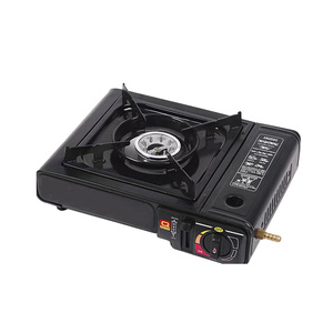 Estufa de Camping Portátil Automática a Gas <span class=keywords><strong>HappyHome</strong></span> para Cartuchos y Cilindros de Gas con Maletín Negro - Product Image 2