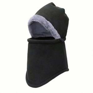 Cagoule unisexe en polaire thermique chaude et douce, ajustable, pour sports d'hiver en extérieur, masque intégral - Product Image 6