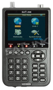 Medidor de Señal Satelital Digital HD <span class=keywords><strong>WS</strong></span>-6909 para DVB-S y DVB-T Combo, Medidor <span class=keywords><strong>Satlink</strong></span> <span class=keywords><strong>WS</strong></span> 6909 - Product Image 2