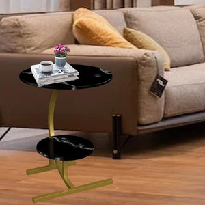 Luxury sofa side table, <b>modern</b> minimalist design, creative home storage <b>shelf</b>, bedroom bedside table - Product Image 2