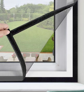 Mosquitera Moderna para Ventanas de Fibra de Vidrio, Ajustable, Autoadhesiva, con Diseño de Gancho y Bucle, Resistente al Fuego, para Uso en Hoteles y Hogares, 3 Años de Garantía - Product Image 5