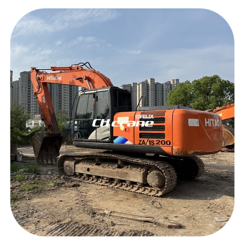Clay　セット Used Hitachi Excavator ZX 200 - 20Ton Crawler Digger