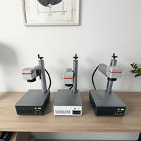 Machine de marquage laser à fibre Raycus JPT 20w 30w 60w pour bijoux en or avec rotatif pour bagues, prend en charge les formats DXF BMP AI DST