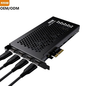 Карта видеозахвата EZCAP 4K, 4 канала для потоковой передачи HDMI, совместимая с PCIe для Win10 и <span class=keywords><strong>Linux</strong></span>, оборудование для потоковой передачи игр - Product Image 3