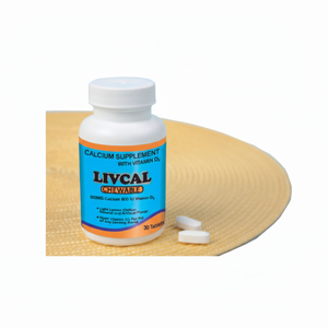 Oferta Exclusiva en Tabletas Masticables de Calcio y Vitamina D3 Livcal, Exportador Confiable de Suplementos para el Cuidado de la Salud, Origen, MOQ de 10000 Unidades - Product Image 1