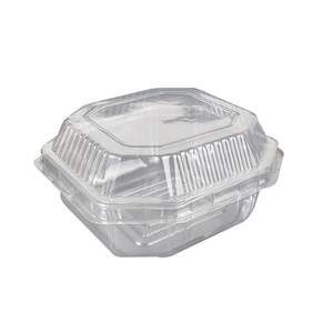 650ml dùng một lần salad bát đa giác hình dạng trong suốt làm bằng chống sương mù bao bì container 500g trái cây cắt hộp trái cây hộp - Product Image 6