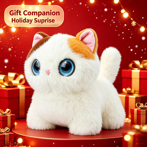 Animal en peluche intelligent de luxe et écologique, Wi-Fi 2.4G, apprentissage et tutorat multi-rôles pour enfants, collection de cadeaux de festival, ODM - Product Image 3