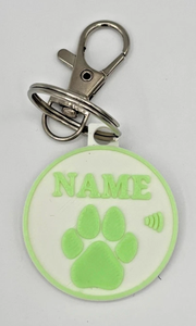 Étiquette de carte de visite en silicone RFID personnalisée, étanche, 13,56 MHz, puce NTAG215, design animal classique personnalisé - Product Image 5