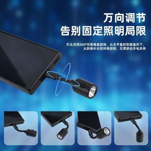 Mini High Intensity Flashlight Led White <b>Light</b> Direct <b>Plug</b> Lamp For Mobile Phone Portable Outdoor Indoor Use - Product Image 3