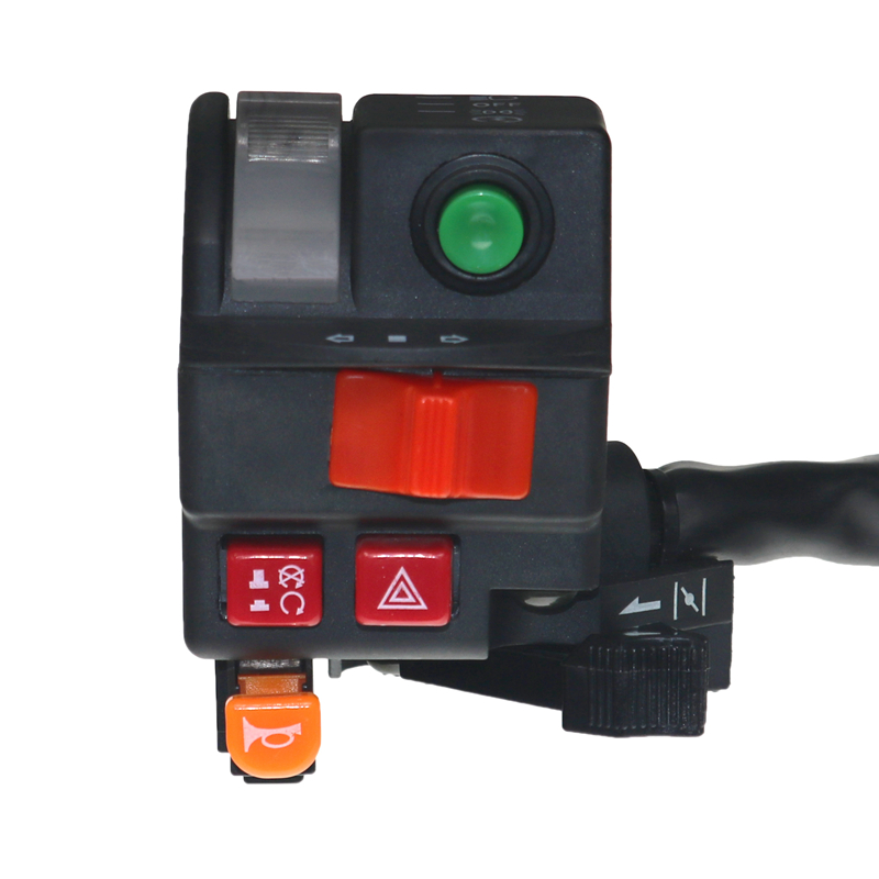 Переключатель мотоцикла 7/8 "22 мм руль крепление с высоким Высокий/Низкий Луч света сигнала поворота Рог Согревающий Свет Ignition Новое убить кнопочный переключатель