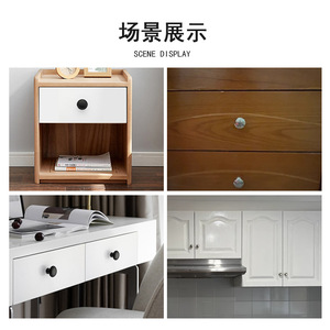 Modern Round <b>Cabinet</b> Handle Stainless Steel Brushed Antirust Drawer Knob - Product Image 5