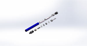 مطرقة حفر <span class=keywords><strong>DTH</strong></span> منخفضة الضغط من Xingda (مصنوعة من سبائك معدنية) لحفر ثقوب المسامير التأثيرية في المناجم والمحاجر وحفر أساسات الآبار ودعم المنحدرات - Product Image 2