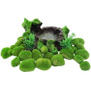 Gesimuleerde Visbak Zeewier Bal Water Plant Micro Landschap Indoor Desktop Milieuvriendelijke Decoratieve Planten <span class=keywords><strong>Aquarium</strong></span> Accessoires - Product Image 4