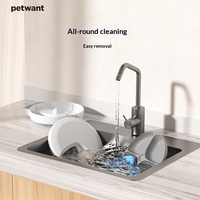 Distributeur de nourriture intelligent pour animaux de compagnie, sans fil, avec minuterie, 5L, amovible, pour nourriture sèche et humide, pour chiens et chats