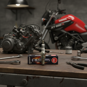 Bujía de iridio Yamaha XT 660 X CR7EIX para modelos 2004 y posteriores, fabricada en Turquía - Product Image 3