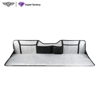 Plateau d'extension de voiture en chenille, lit pliant universel pour sièges arrière de berline et SUV, lit de voyage pliable sans gonflage pour camping, extensible en longueur