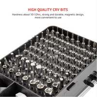 Jeu de tournevis de précision multifonction LXD 115-en-1 en acier au chrome-vanadium, embouts Phillips, Pentalobe, embouts interchangeables, OEM