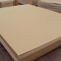Panneau de bois MDF plaqué mélamine écologique E2, moderne, brillant, poncé, résistant au feu, imperméable, 2 mm, 3 mm, 5 mm, 12 mm, 15 mm, 18 mm