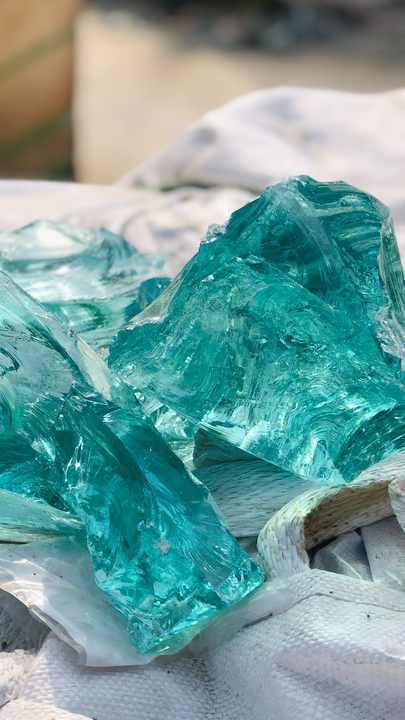 building material crystal white clear slags glass rocks - buy