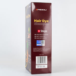 MEIDU Factory Wholesale Manufacturer 3 in 1 Golden Brown Hair Dye Shampoo - Product Image 4