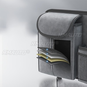 Car Storage Bag Auto Interior <b>Seat</b> Back Organizer Multi-functional Tissue Holder Pocket Stowing Tidying <b>Hanging</b> Bag - Product Image 5