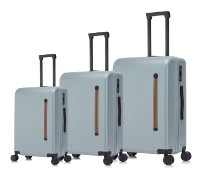 Ensemble de bagages d'affaires 100 % PC, valise rigide transparente pour homme et femme, légère et simple à emporter