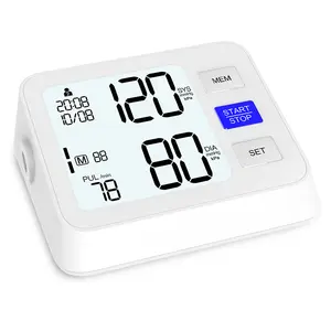 Meilleure vente OEM tensiomètre numérique tensiomètre électrique sphygmomanomètre intelligent appareil de mesure de la pression artérielle des bras