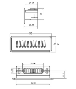 <strong>Plastic</strong> Nylon <strong>Window</strong> Water Drain Hole <strong>Cover</strong> - Product Image 6