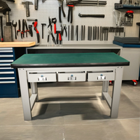 Établi antistatique robuste Offre Spéciale avec trois tirages horizontaux pour garage et laboratoire Établi d'angle neuf