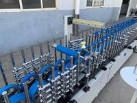 Machine d'emballage automatique TUBF350B PUR à profil en V, largeur 350 mm, pour profilés en PVC, placage bois, papier, aluminium, MDF, plastique
