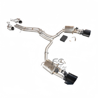Sistema de Escape Valvetronic Catback con Silenciador para Audi RS6 4.0T, Alto Rendimiento, SS304, Downpipe Deportivo, Actualización Completa del Sistema de Escape