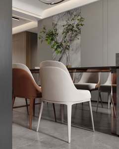 Gabinetes de Cocina Modernos Negros con Puertas de Vidrio, Gabinetes con LED e Isla - Product Image 3