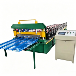 Machine de formage <span class=keywords><strong>à</strong></span> froid de tôles de toiture en métal galvanisé robustes pour la production en usine en gros - Product Image 1