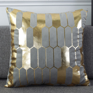 Housse de <span class=keywords><strong>coussin</strong></span> en velours imprimée sur mesure avec feuille d'<span class=keywords><strong>or</strong></span>, taie d'oreiller décorative, cadeau de designer pour la maison - Product Image 4