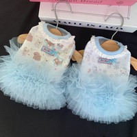 Robe d'été pour chien mignon, jupe tutu en dentelle pour petits chiens, Teddy, Pomeranian