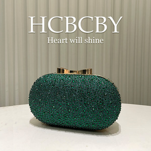 Elegant Emerald <strong>Green</strong> Crystal <strong>Clutch</strong> <strong>Bag</strong> Stylish Women's Evening Purse <strong>for</strong> Party <strong>Wedding</strong> &amp; Formal Events - Product Image 3
