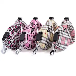 Colorful Small Size Dog With Printed Leash Slip Lead Dog Leash Pet Dog Retractable Leash
