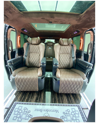 Commercial Vehicle Modified Interior Kit Armrest Box, Printed Floor, Electric Backrest Folding Desk VIP Luxury Seat
