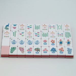 Tessere di Mahjong Americane Personalizzate a 4 Strati in Acrilico, 160 Carte, Gioco di Lusso ed Elegante per Adulti - Product Image 2