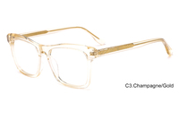 Vente en gros de montures de lunettes de vue carrées épaisses en acétate vintage