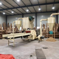 Broyeur de bois multifonction, déchiqueteur de bûches, broyeur de branches, machine de recyclage des déchets de bois à haute capacité 3T/h pour la production de sciure
